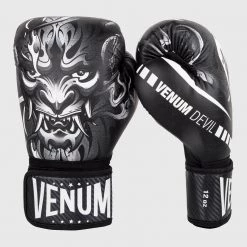 CITY FIGHT SHOP VENUM BOXING GLOVES VENUM DEVIL BOXING GLOVES - White/Black