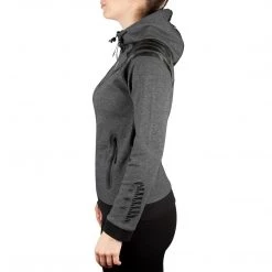 CITY FIGHT SHOP VENUM LASER HOODIE - DARK HEATHER GREY - FOR WOMEN - EXCLUSIVE