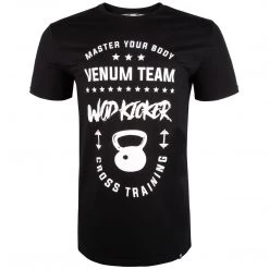 CITY FIGHT SHOP VENUM WOD KICKER T-SHIRT - BLACK/WHITE