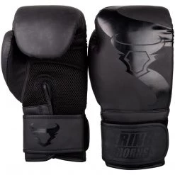 CITY FIGHT SHOP RINGHORNS CHARGER BOXING GLOVES - Black RINGHORNS BOXING GLOVES
