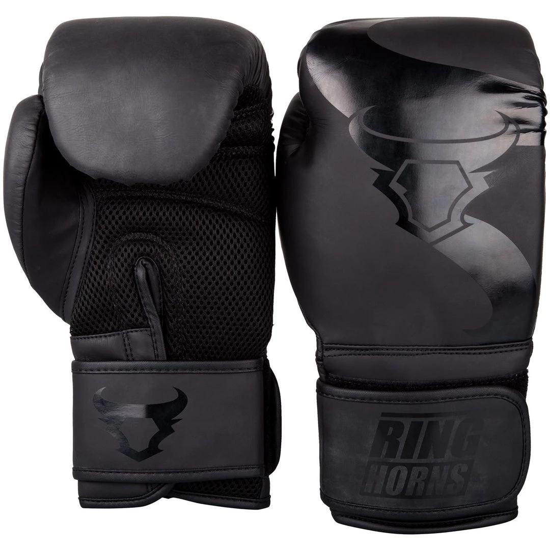 CITY FIGHT SHOP RINGHORNS CHARGER BOXING GLOVES - Black RINGHORNS BOXING GLOVES 4 CITY FIGHT SHOP RINGHORNS CHARGER BOXING GLOVES - Black RINGHORNS BOXING GLOVES