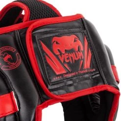CITY FIGHT SHOP VENUM CHALLENGER OPEN FACE HEADGEAR - BLACK/RED 13 CITY FIGHT SHOP VENUM CHALLENGER OPEN FACE HEADGEAR - BLACK/RED