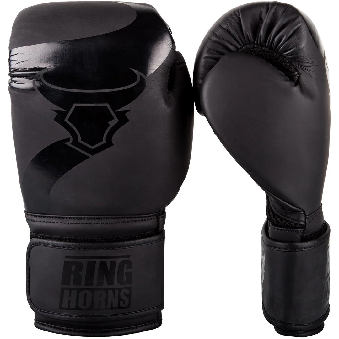 CITY FIGHT SHOP RINGHORNS CHARGER BOXING GLOVES - Black RINGHORNS BOXING GLOVES 3 CITY FIGHT SHOP RINGHORNS CHARGER BOXING GLOVES - Black RINGHORNS BOXING GLOVES
