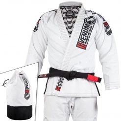 CITY FIGHT SHOP Venum Elite Light 2.0 BJJ Gi (Bag Included) - WHT