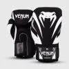 CITY FIGHT SHOP VENUM IMPACT BOXING GLOVES - BLACK/WHITE