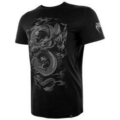 CITY FIGHT SHOP VENUM DRAGON'S FLIGHT T-SHIRT - BLACK/BLACK T-SHIRTS