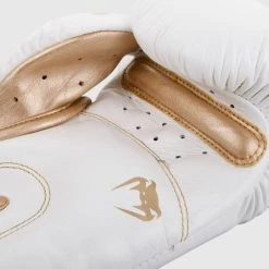 CITY FIGHT SHOP VENUM GIANT 3.0 BOXING GLOVES - NAPPA LEATHER - White/Gold