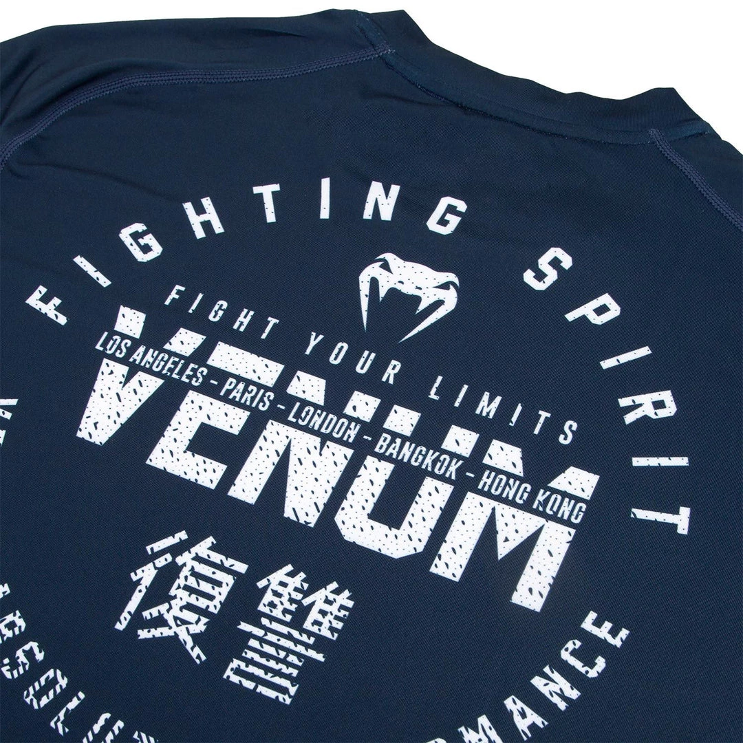 CITY FIGHT SHOP VENUM SIGNATURE DRY TECH T-SHIRT - NAVY BLUE/WHITE 8 CITY FIGHT SHOP VENUM SIGNATURE DRY TECH T-SHIRT - NAVY BLUE/WHITE