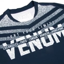 CITY FIGHT SHOP VENUM SIGNATURE DRY TECH T-SHIRT - NAVY BLUE/WHITE 12 CITY FIGHT SHOP VENUM SIGNATURE DRY TECH T-SHIRT - NAVY BLUE/WHITE