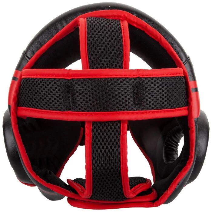 CITY FIGHT SHOP VENUM CHALLENGER OPEN FACE HEADGEAR - BLACK/RED 5 CITY FIGHT SHOP VENUM CHALLENGER OPEN FACE HEADGEAR - BLACK/RED