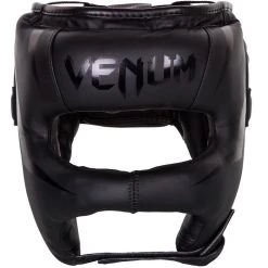 CITY FIGHT SHOP VENUM ELITE IRON HEADGEAR - BLACK/BLACK