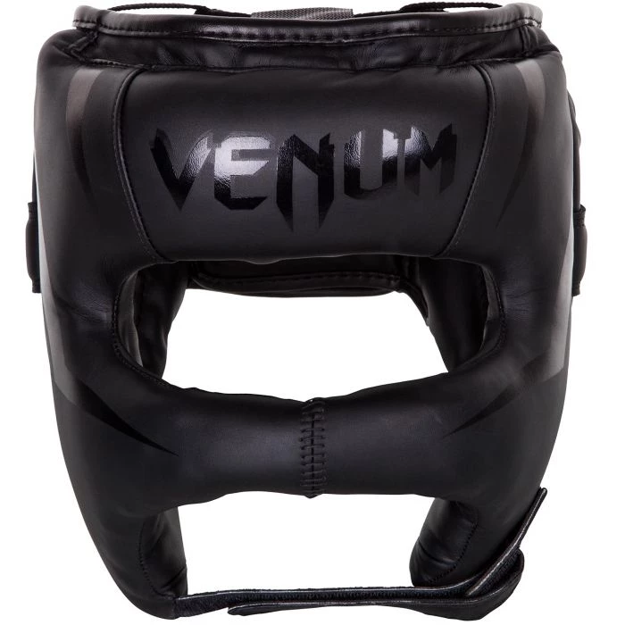 CITY FIGHT SHOP VENUM ELITE IRON HEADGEAR - BLACK/BLACK 4 CITY FIGHT SHOP VENUM ELITE IRON HEADGEAR - BLACK/BLACK