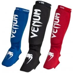 Cityfightshop Venum Kontact Shin And Instep Guards (Black/Blue/Red)