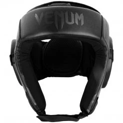 CITY FIGHT SHOP VENUM CHALLENGER OPEN FACE HEADGEAR - BLACK/BLACK