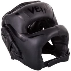 CITY FIGHT SHOP VENUM ELITE IRON HEADGEAR - BLACK/BLACK
