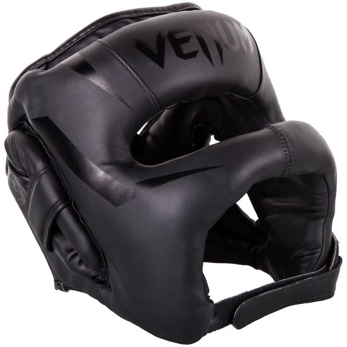 CITY FIGHT SHOP VENUM ELITE IRON HEADGEAR - BLACK/BLACK 3 CITY FIGHT SHOP VENUM ELITE IRON HEADGEAR - BLACK/BLACK
