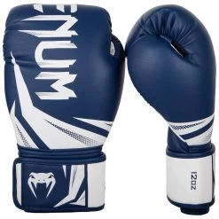 CITY FIGHT SHOP VENUM CHALLENGER 3.0 BOXING GLOVES - Navy Blue/White VENUM BOXING GLOVES