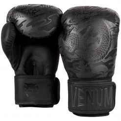 CITY FIGHT SHOP VENUM DRAGON'S FLIGHT BOXING GLOVES - BLACK/BLACK