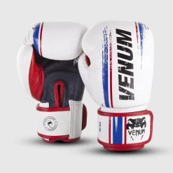 CITY FIGHT SHOP VENUM BANGKOK SPIRIT BOXING GLOVES - NAPPA LEATHER - White VENUM BOXING GLOVES