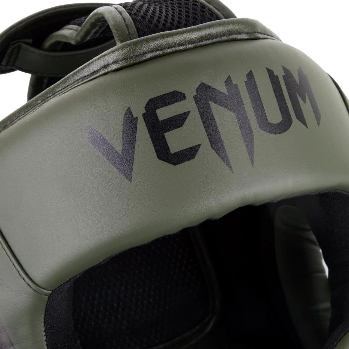 CITY FIGHT SHOP VENUM ELITE HEADGEAR -BLK/KHAKI 7 CITY FIGHT SHOP VENUM ELITE HEADGEAR -BLK/KHAKI