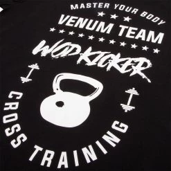 CITY FIGHT SHOP VENUM WOD KICKER T-SHIRT - BLACK/WHITE