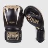 CITY FIGHT SHOP VENUM BOXING GLOVES VENUM GIANT 3.0 BOXING GLOVES - NAPPA LEATHER - Black/Gold