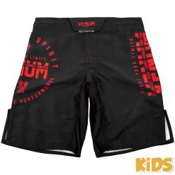 CITY FIGHT SHOP Venum Signature Kids Fightshorts - Black/Red.