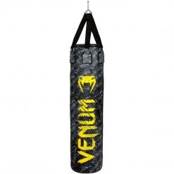 CITY FIGHT SHOP Venum Tramo Punching Bag - Filled - Black/Yellow COACHING