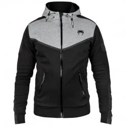 CITY FIGHT SHOP HOODIES AND PANTS VENUM LASER EVO HOODIE - BLACK/HEATHER GREY