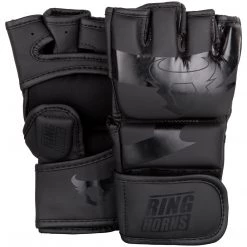 CITY FIGHT SHOP Ringhorns Charger MMA Gloves - Black/Black