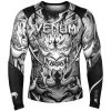 CITY FIGHT SHOP Venum Devil Rashguard - Long Sleeves - White/Black RASHGUARDS & SPATS