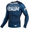 CITY FIGHT SHOP Venum Signature Rashguard - Long Sleeves - Blu/wht RASHGUARDS & SPATS