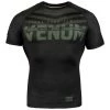 CITY FIGHT SHOP RASHGUARDS & SPATS Venum Signature Rashguard - Short Sleeves - Black/khaki