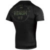 CITY FIGHT SHOP RASHGUARDS & SPATS Venum Signature Rashguard - Short Sleeves - Black/khaki