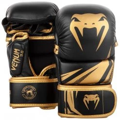 CITY FIGHT SHOP Venum Challenger 3.0 Sparring Gloves - Black/Gold MMA GLOVES