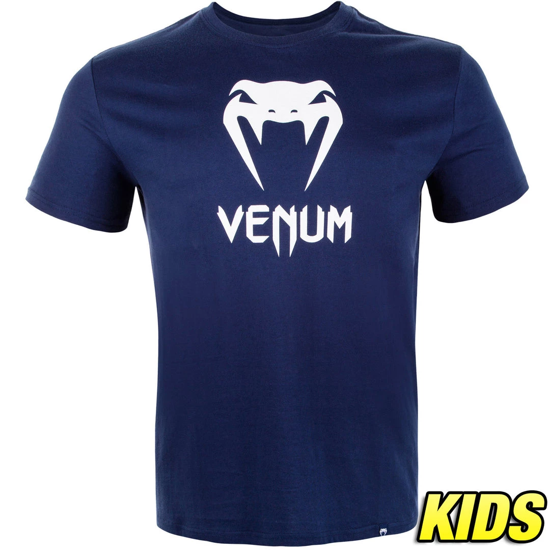CITY FIGHT SHOP Venum Classic T-shirt - Kids - Navy Blue 3 CITY FIGHT SHOP Venum Classic T-shirt - Kids - Navy Blue