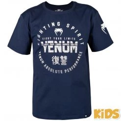 CITY FIGHT SHOP VENUM SIGNATURE KIDS T-SHIRT - BLU/WHT
